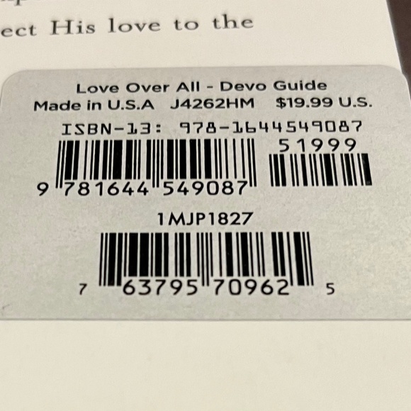 Love Over All Devotional by Candace Cameron Bure from DaySpring New - Picture 3 of 3